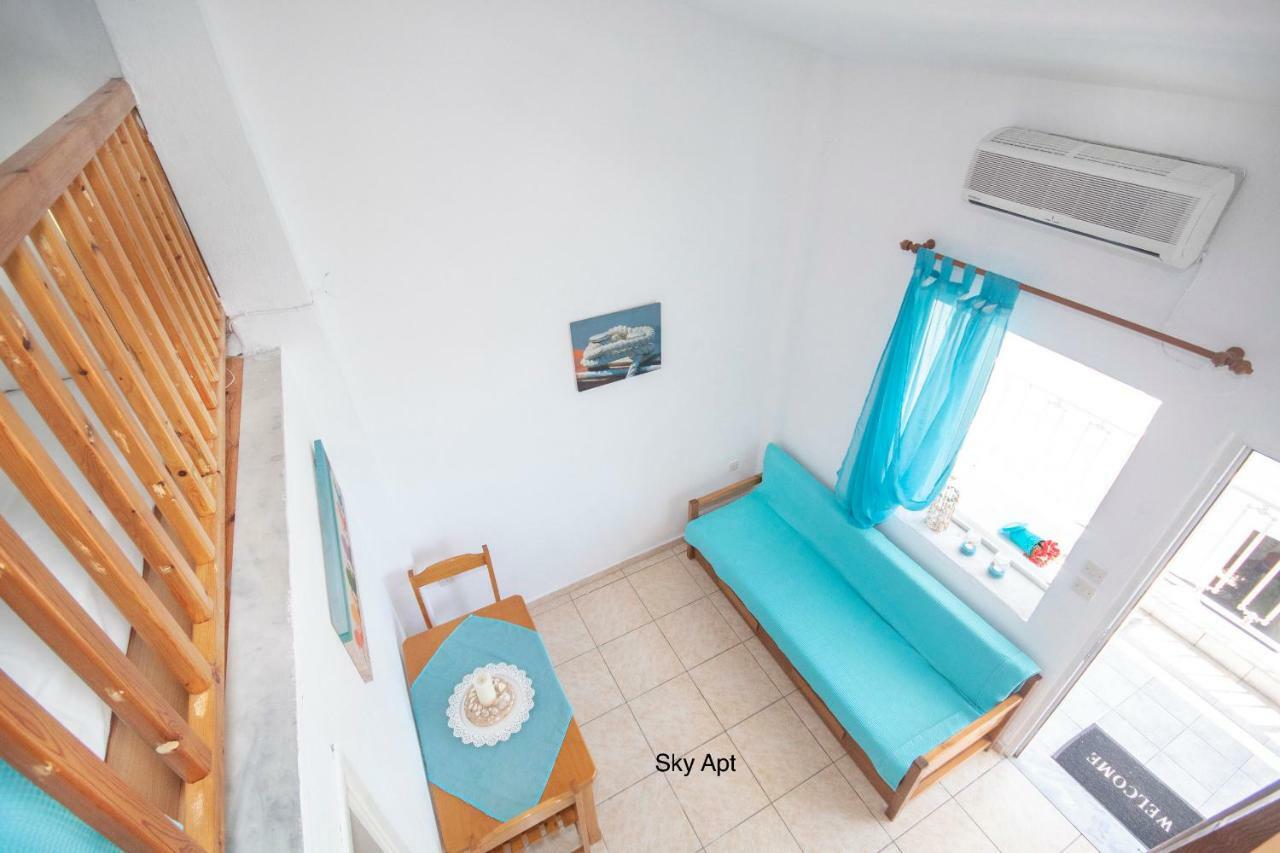 Aello Sea-Seafront Apartments สกาลา ฟูร์กาส ภายนอก รูปภาพ