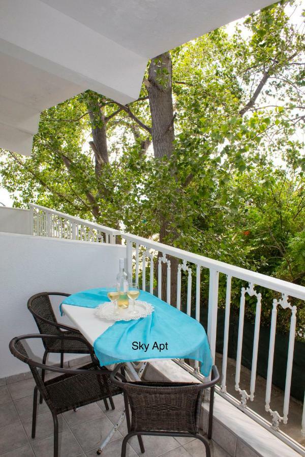 Aello Sea-Seafront Apartments สกาลา ฟูร์กาส ภายนอก รูปภาพ